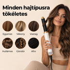 Adalna 5 az 1-ben hajformázó szett 1.000W - Hajszárító, hajgöndörítő és egyenesítő egyben