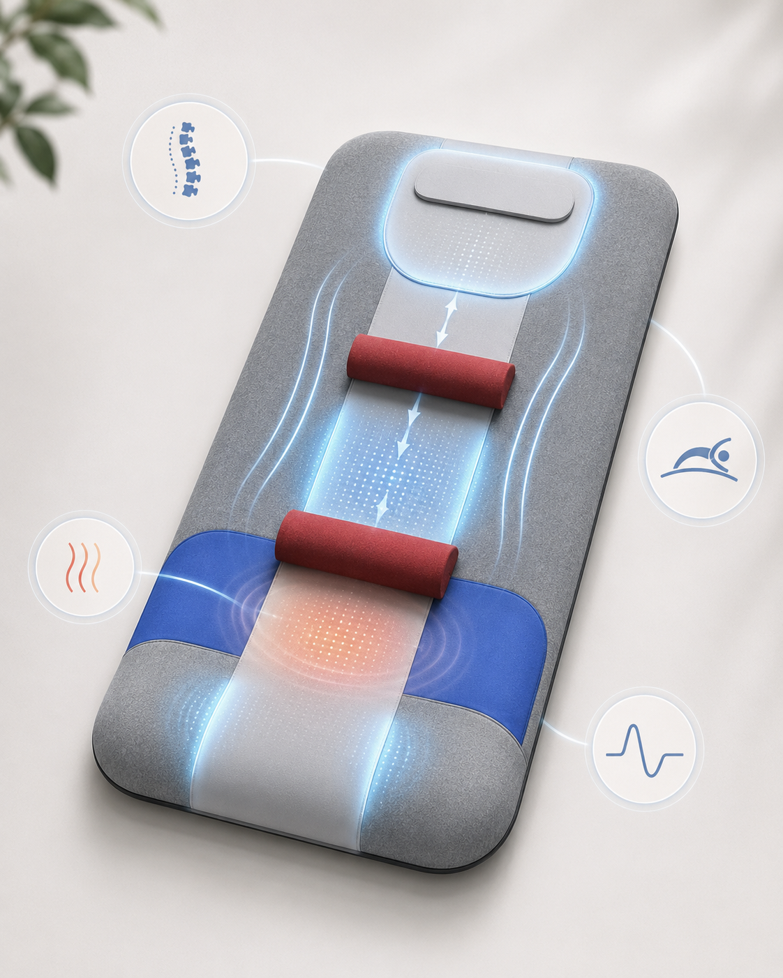 Title: DR-HO’S MotionSolution mozgástámogató matrac gerincmobilizálással és hőfunkcióval