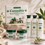 Cannabis kozmetikai szett kendermagolajjal hajra és testre