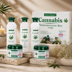 Cannabis kozmetikai szett kendermagolajjal hajra és testre