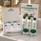 Cannabis kozmetikai szett kendermagolajjal hajra és testre