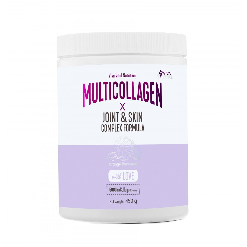 MultiCollagen™ komplex kollagén formula C-vitaminnal, glükozaminnal, kondroitinnel és MSM-mel