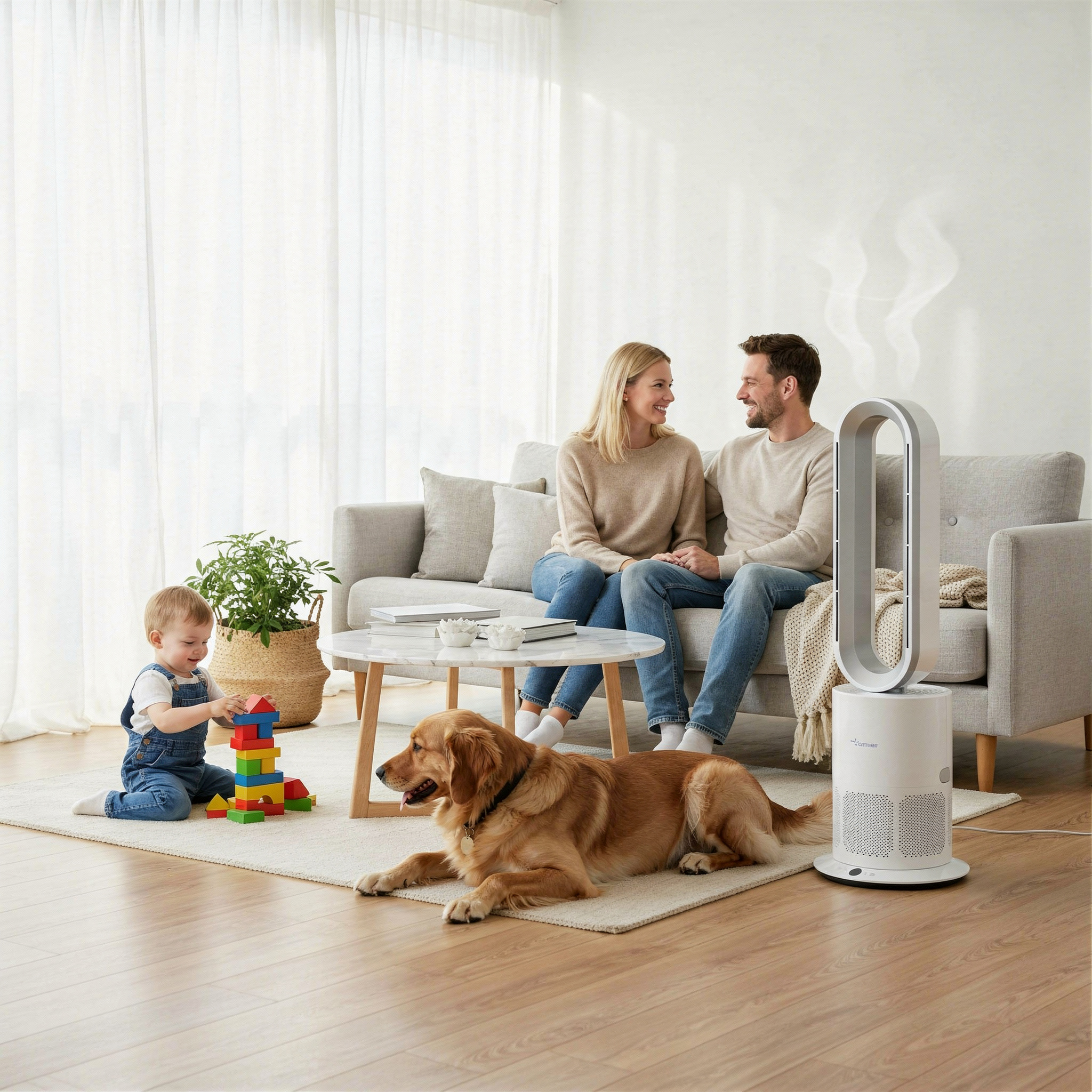 TurboAirStar légtisztító, hűtő - és fűtőventilátor