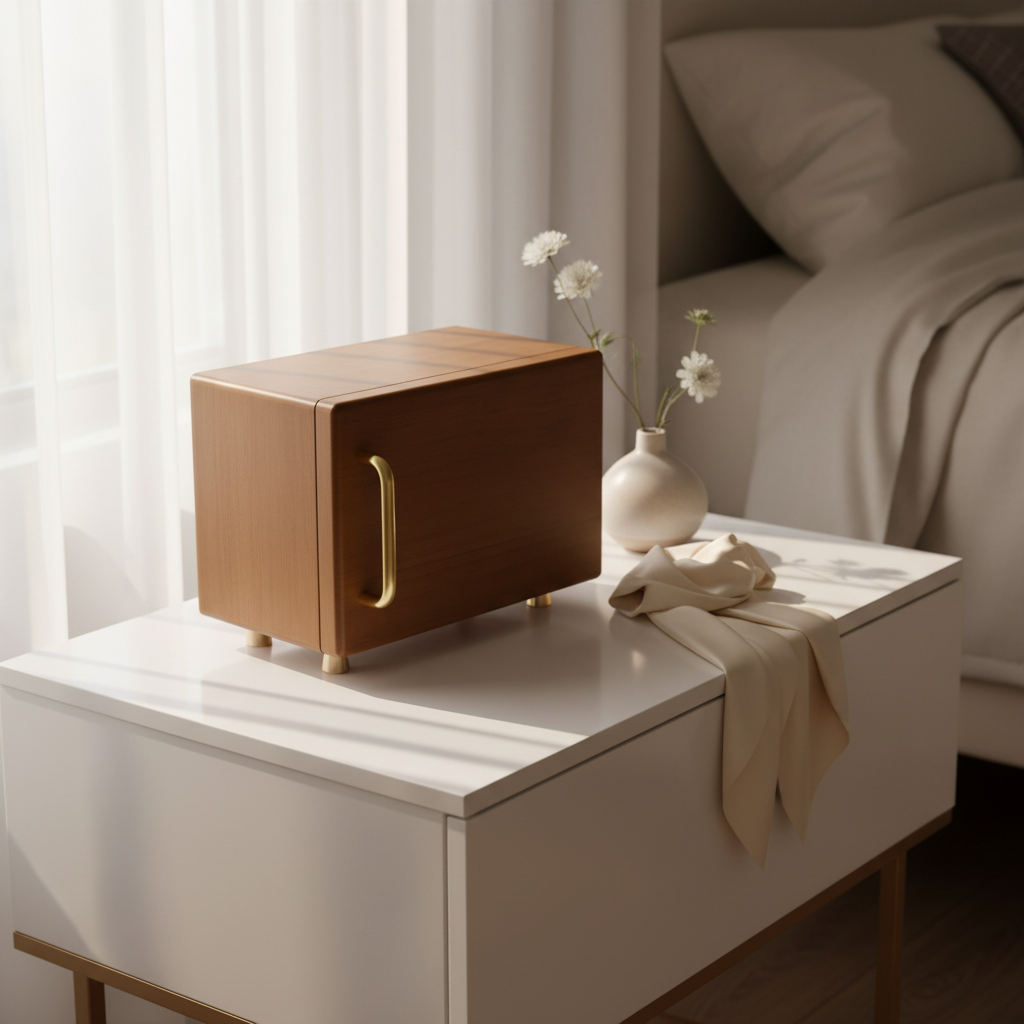 EMPORIA™ Royal Pine prémium fa ékszerdoboz fiókos rendszerezővel