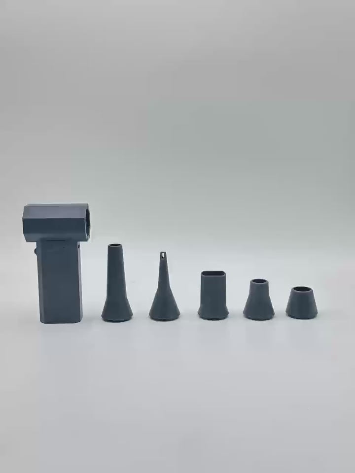 130000RPM Cordless Leaf Blower and Vacuum Car Jet Fan Blowing Snow Type-C Charging Electric Air Duster Portable Cleaning Blower Tool Turbo Blower 5/8 Outlet Nozzles Powerful Air Blower